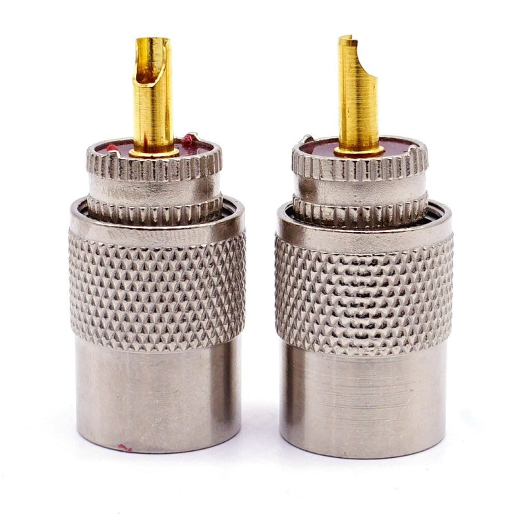 10pcs UHF Male PL259 Connector RG8 / RG58 Cable Lug Antenna Connector, UHF Male 10pcs UHF Male PL259 Connector RG8 / RG58 Cable Lug Antenna Connector, UHF Male